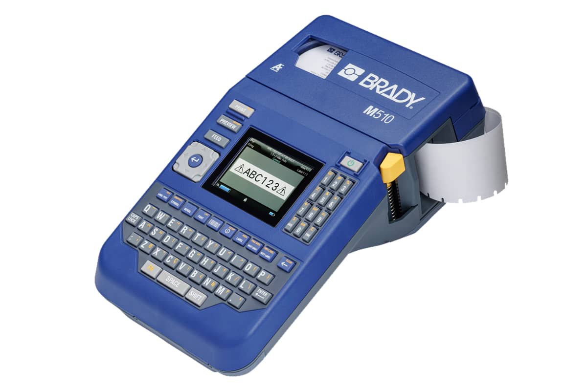 L’imprimante portable Brady M510.